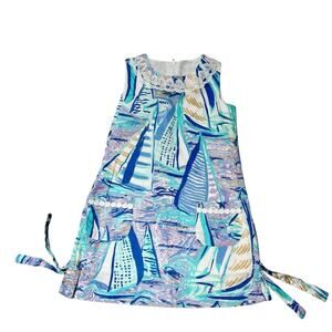 Lilly Pulitzer It’s Aboat Time Sailbaot Shift Dress Size 5